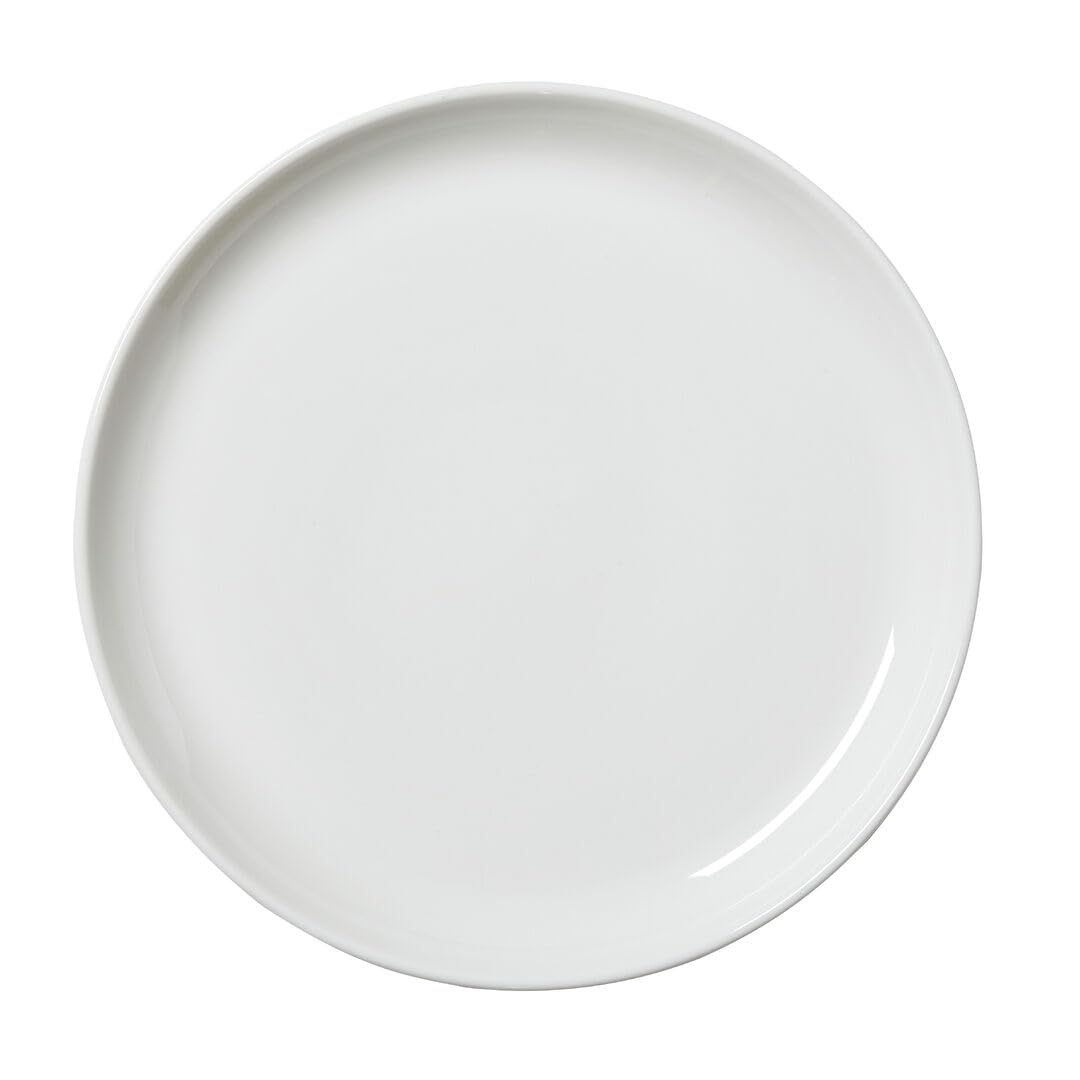 Taste White Nordic Coupe Plate 25.25cm (10"") Ceramic Plate Tableware Pack of 12