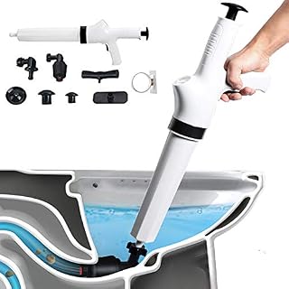 Toilet Plunger, Air Power Bathroom Plunger, High Pressure Drain Blaster Gun, Powerful
