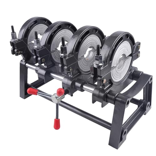 Image of Manual Piping Pipe Fusion Welder- 110V 1000W 4 Clamps Piping Welding Machine, 2.48