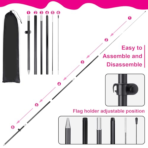 Buryeah 2 Sets Cotton Candy Feather Flag Banner for Business 7ft Cotton Candy Advertising Snack Sign Flags with Flagpole and Ground Stake for Summer Carnival Store Fair Market Outside Decor