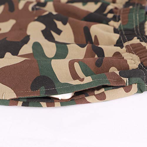Muscle Alive Men Bodybuilding Gym Workout Shorts Sprots Fitness Terry Cotton 5 Inseam Camouflage M - Image 5