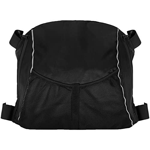 Yundxi Kayak Seat Back Storage Bag Oxford Water Resistant Kayaking Bag Storage Organizer Bag For Outdoors Kayak Chair Kayak Surfing Paddle Board (Black)