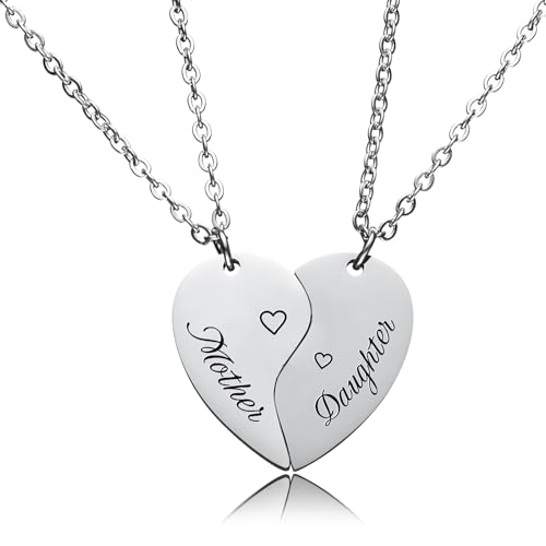 HOFOYA Mother and Daughter Necklaces