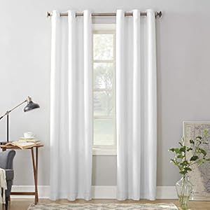 No. 918 Montego Casual Textured Semi-Sheer Grommet Curtain Panel