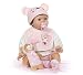 Bambola Natale, 55 cm Bambola dal Corpo Morbido Reborn Baby Bambola Morbida in Silicone Occhi Blink Sweet Girl Baby Regalo di Compleanno