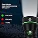 Diving Flashlight, Dive Torch High Bright 110 Meter Underwater Flashlight IPX8 Dive Light with 3 Lighting Modes for Diving, Night Snorkeling
