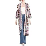 giacca uncinetto lana 💐【Occasione】: Maglione vintage Y2K lavorato a maglia Granny Square Cardigan ideale per eventi interni ed esterni, perfetto per casa, feste, vacanze, vacanze, viaggi, shopping e vita quotidiana ecc.