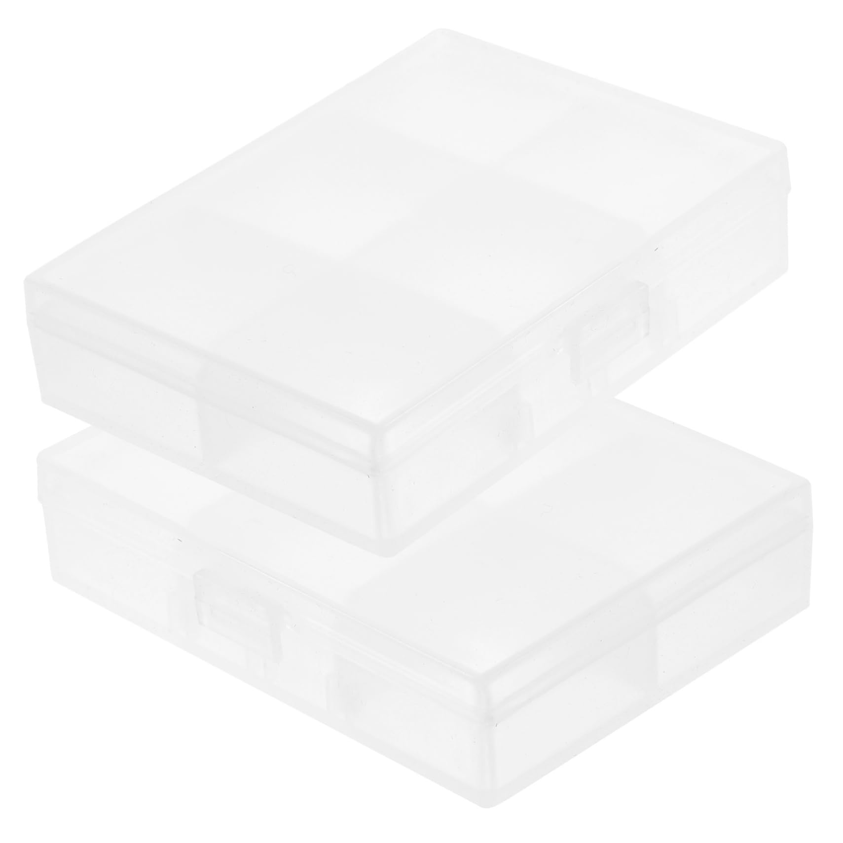 GAROZATION Photo Case Dividers 2 Pack Plastic Organizer Box Id Card Holder Filing Box for Cards