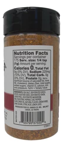 Kinder\'s Seasoning Rub 3 Flavor Variety - (1) Each: Buttery Steakhouse, The Steak Blend, The Blend (5.5-6.25 Ounces) - Plus Recipe Booklet Bundle