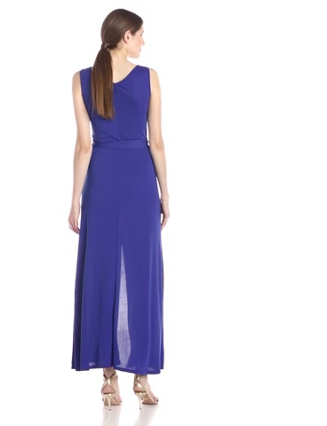 BCBGMax Azria Women's Mae V-Neck Gown, Royal Blue, Medium at Amazon Women's  Clothing store