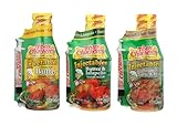 Tony Chachere Injectable Marinade Variety Pack, Butter, Butter Jalapeno and Roasted Garlic, 3 Count