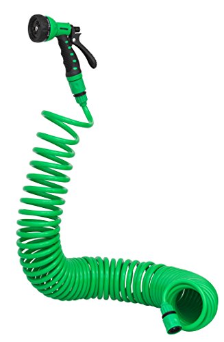 SET MANGUERA ESPIRAL EVA 3/8' 15M VERDE