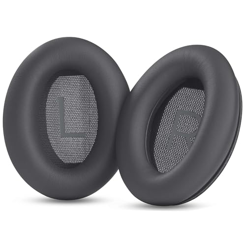 Almohadillas de repuesto QC45 compatibles con Bose QuietComfort SE (QC SE)/QuietComfort 45 (QC45)/Nuevos auriculares inalámbricos Quiet Comfort de Bose con cuero de proteína miniatura 1