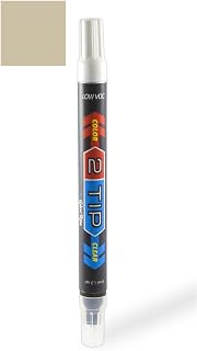 2Tip for Sterling All Automotive Touch-up Paint - Light Carmel Metallic Clearcoat 27735 - Color-and-Clearcoat Package
