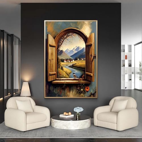 Images murales de paysage pour habiller un grand mur vide sans cadre