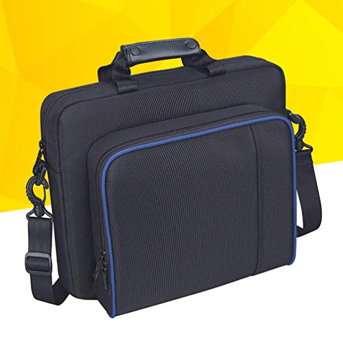 Cabilock Bolsa de viagem para controles de console, jogos, bolsa de mensageiro portátil, bolsa organ
