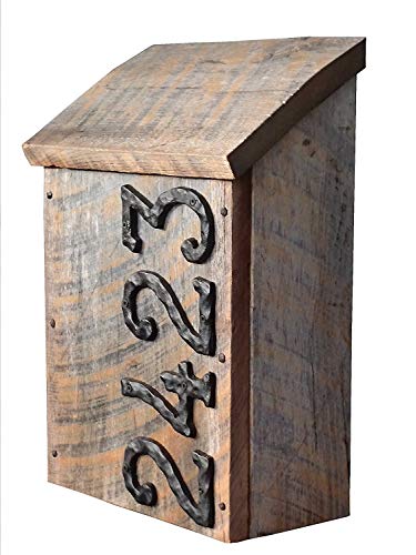 NACH Original Rustic Finish Cast Iron House Address Number for Outside or Inside, Decorative Mailbox Number for Outside… - Image 8
