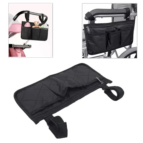 image for KiDaYuan Wheelchair Storage Bag Wheelchair Suspension Bag armrest Susp