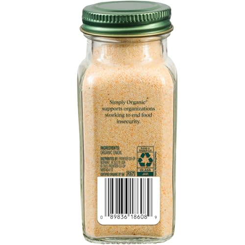 Simply Organic ZQB-19172 White Onion Powder, 3-Ounce Jar thumb #1