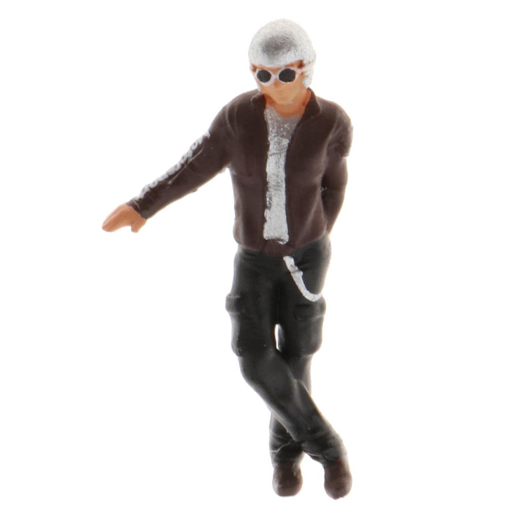 1 64 Character Figure Model S Scale Street Scene Layouts Brown Man-picture-11