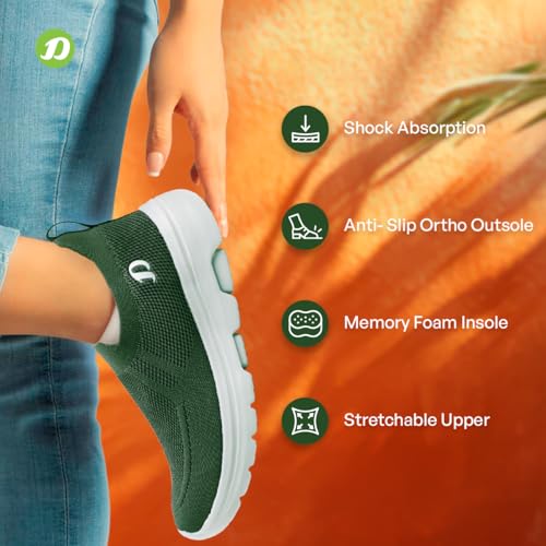 Image of DOCTOR EXTRA SOFT Men's Slip-On Sports Shoes | Memory Foam Cushioned Insole | Lightweight Running, Walking, Gym, Training & Casual Sneakers for Men & Boys | NEW-2008