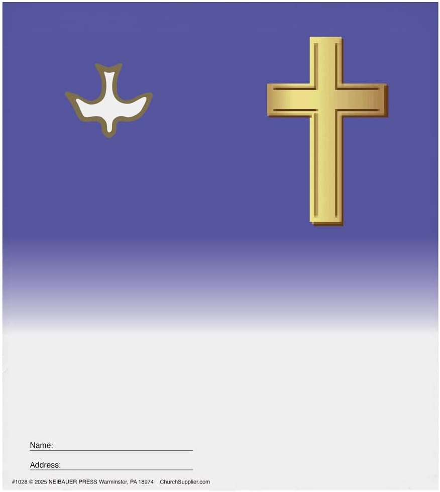 Quarter Coin Folders for Christian Organizations Fundraising Holds $10.00 - 50 Folders Blank