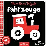 Meine kleine Babywelt: Fahrzeuge: Mein Kontrastbuch | Zur Förderung der visuellen Wahrnehmung für Babys ab 1 Monat