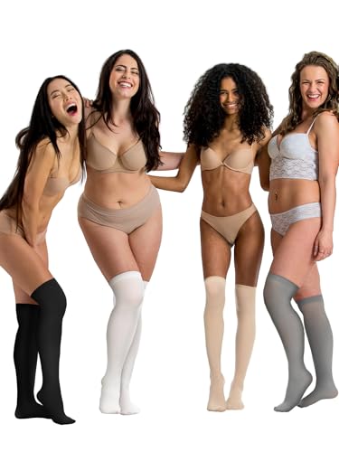 Medias de Nylon Boao resistentes juego de 4 piezas de alta flexibilidad 5