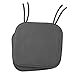 Ellington Home Non Slip Memory Foam Seat Chair Cushion Pads With Ties - 17" x 16" - Set of 2 - Grey   