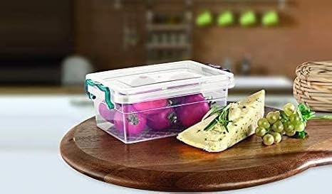 Best House | Plastic Storage Box with Clips & Lid | 8.5 Litres | Pack of 1 | L 36.8cm x W 23.5cm x H 15.5cm | Rectangle |Stackable Clear Durable Multipurpose Office Home Kitchen Tool (SMALL Size)