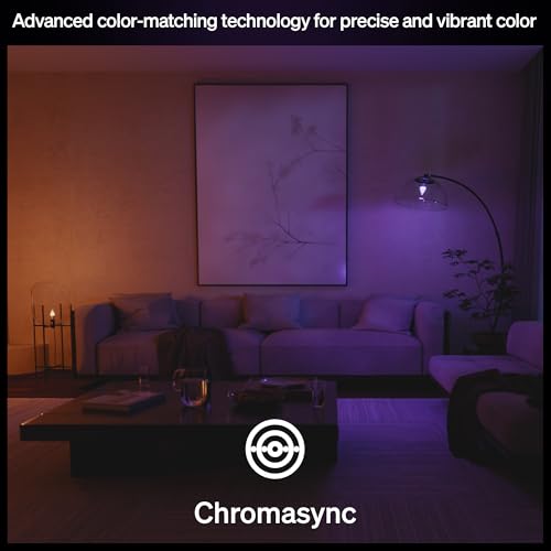 Image of Philips Hue Smart LED Candle Bulb, B39, E12, 1 Pack, White and Color Ambiance, Full Spectrum Light 1000K-20000K, 470 lm, Ultra-Low Dimming, Chromasync, Alexa, Google Home, Apple Home