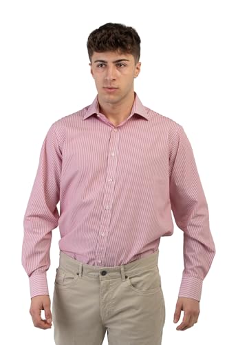 Ingram Camicia Uomo Manica Lunga vestibilità Regular 100% Cotone Bastoncino 5G092