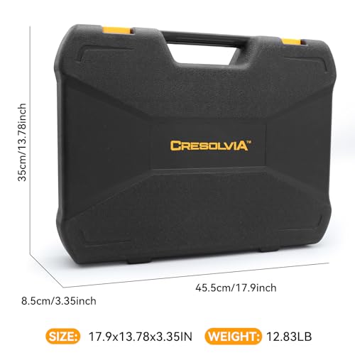 CRESOLVIA 199-Piece Home Tool Kit
