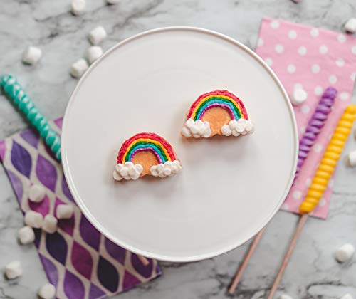Handstand Kitchen Rainbows and Unicorns Silicone Rainbow Shaped Cupcake Mold - Thumbnail 4
