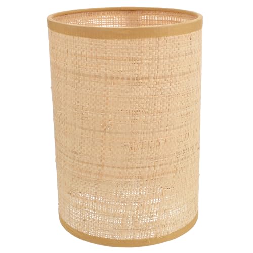 MUCKLILY Rattan Lampenschirm Geflochtene Tisch Stehlampe Vintage...