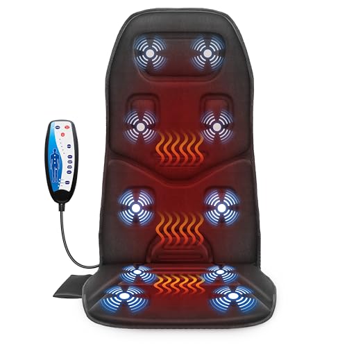 COMFIER Back Massager for Chair &ndash; Upgraded Vibration Chair Massager, Deep Tissue Back Massager for...