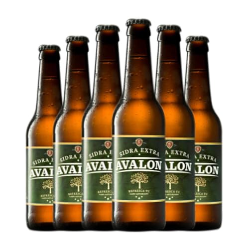 Sidra Trabanco Avalon Semi-Seco Semi-Dulce Botellín Tercio 33 cl (Caja de 6 Botellín Tercio de 33 cl)