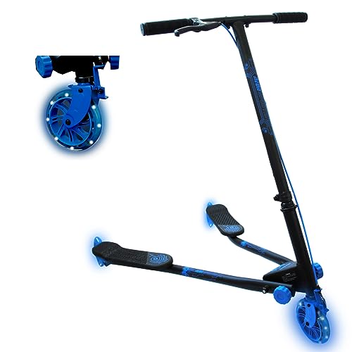 Bipatinete Scooter Luminoso 3 Rueda Neon (Azul)