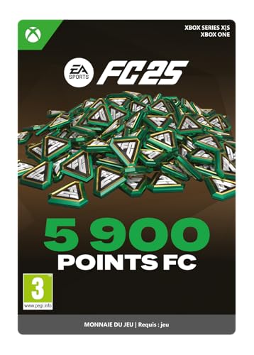 Points FC 25 5900 pour Xbox One Débloquez des Packs Ultimate Team