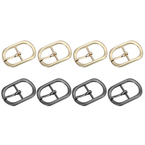 Boucle de ceinture à broche unique PATIKIL en métal ovale