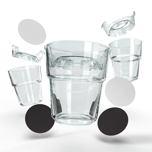 Drinksaver Trinkbecher 4 Stück Magnet Auslaufsicherer Becher
