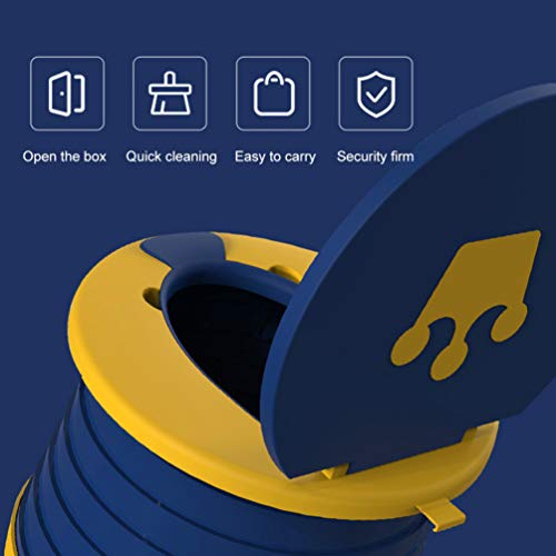 STOBOK Bebê Dobrável Crianças Pee Treinamento Potty Higiênico Assento Do Vaso Sanitário Higiênico Vi