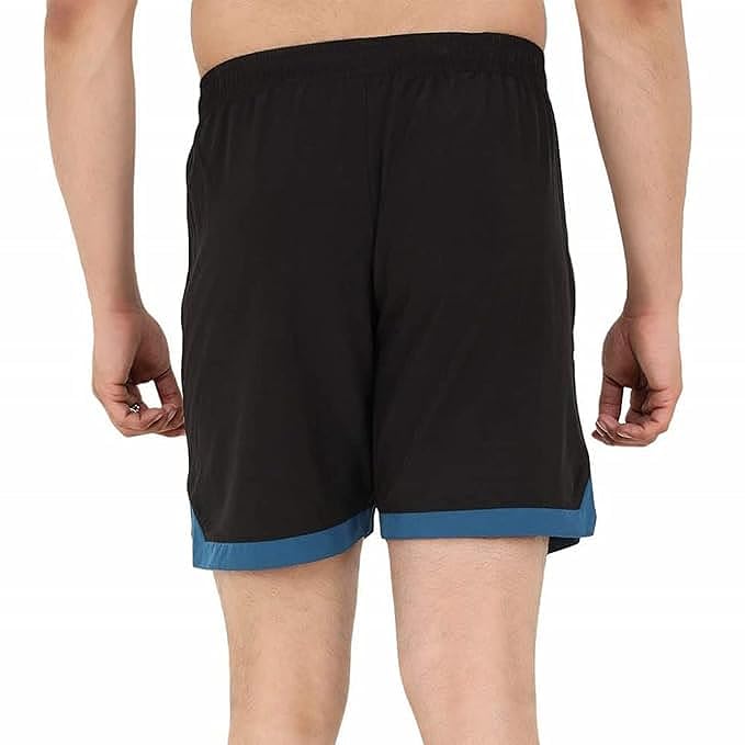 Image of Sports Shorts for Men, Athletic Running & Gym Shorts with Zip Pocket, Regular Fit Training Shorts