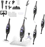 Steam Mop, Upgraded 12-in-1 Steam Mopping Cleaners, 15-Second Fast Heat Up,Lightweight, Large 400ml Tank, Adjustable Steams for Multi-Surface Cleaning - Floor, Windows, Furniture & More