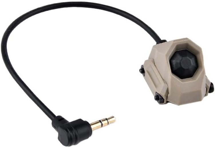 Tactical Modular Button Remote Activation Pressure Switch for SF M300 M600 PEQ15/L3 Series Weapon Light and Tactical Flashlight,for 20mm Picatinny Rail (Crane Laser Plug Tan)