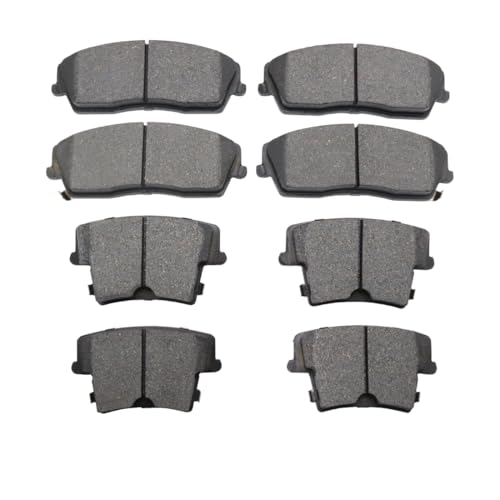 Conjuntos de pastilhas de freio dianteiras traseiras de cerâmica compatíveis ...