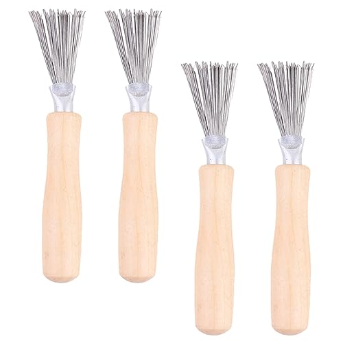 IWOWHERO 4pcs Comb Cleaning Claw Hair Brush Cleaner Hair Tool Comb Hair Cleaning Rake