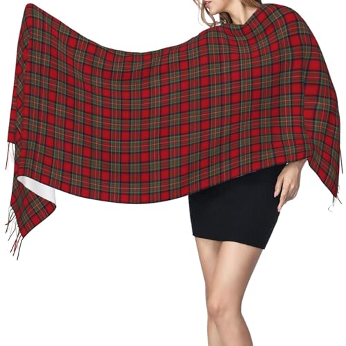 Scottish Clan Guthrie Tartan Plaid Imitation Cashmere Tassel Scarf Winter Scarf Autumn Softest Classic Warm3