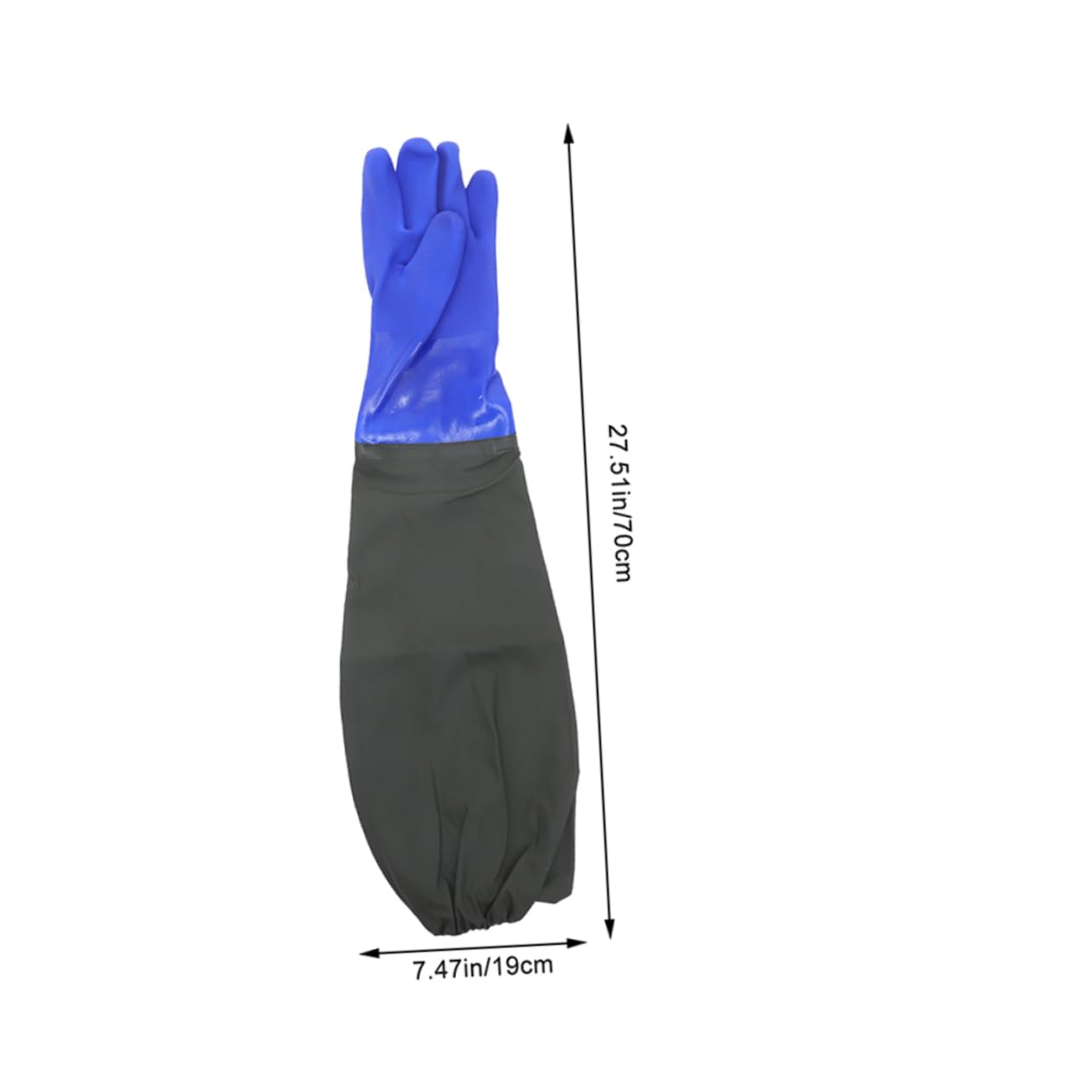 Veemoon 2pares Guantes Impermeables para Lavar Platos Codo Guantes Largos de Goma para Cocina de Limpieza para Uso Peceras y Limpieza de Acuarios