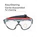 3M GoggleGear 500 Series GG501SGAF, Clear, Scotchgard Anti-fog Lens, 1 Pair